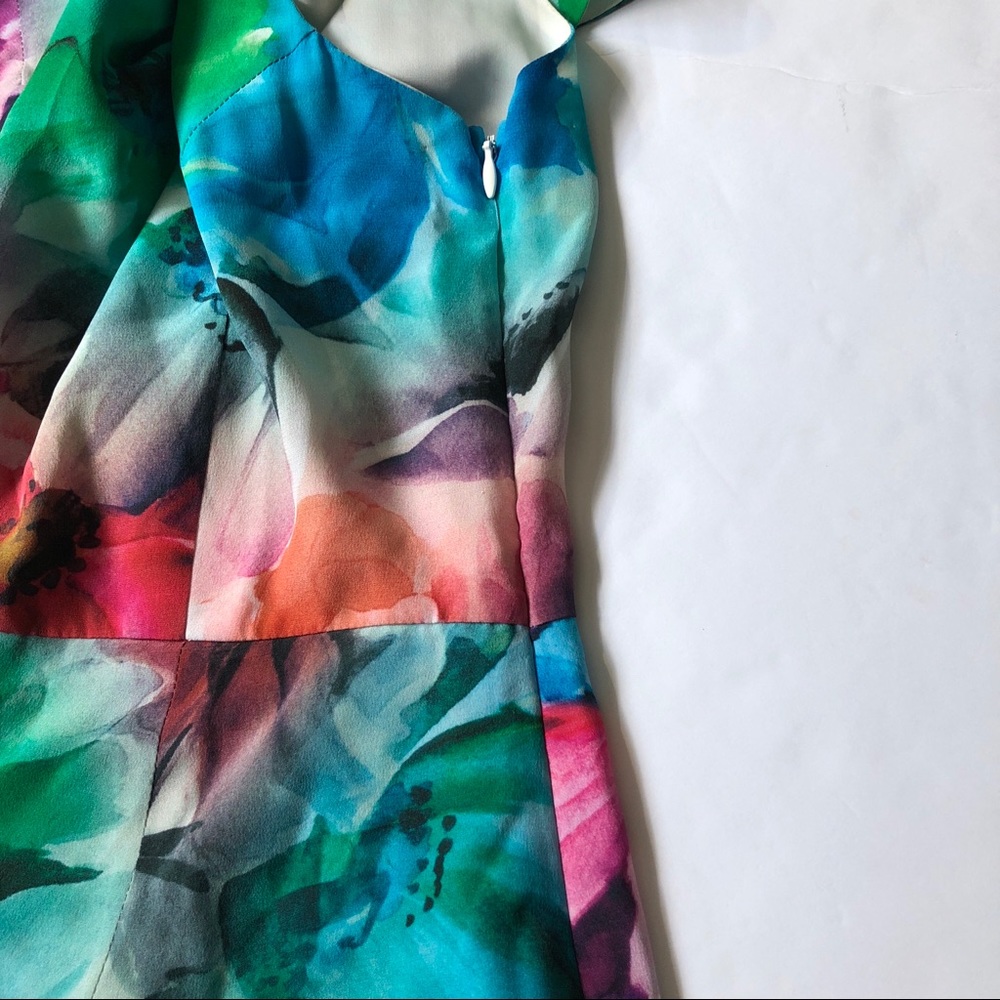Yumi Kim Silk Floral Dress Size SP - Picture 6 of 8